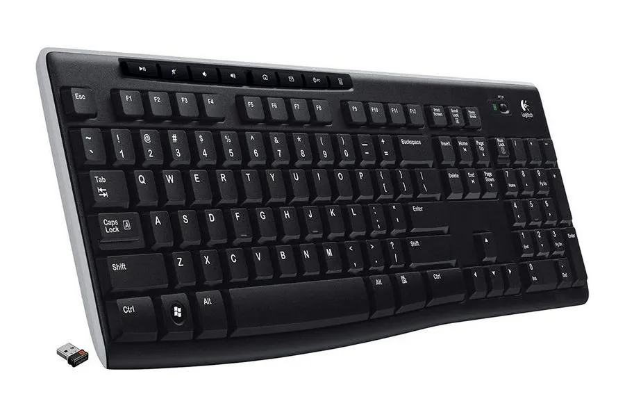 Клавиатура Logitech K270, Беспроводное, Чёрный