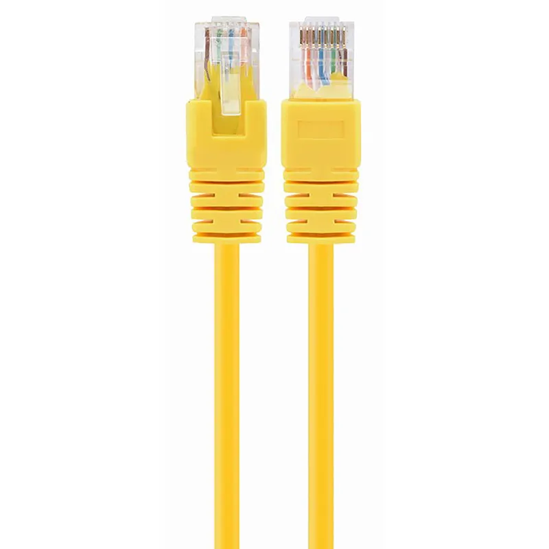 Patch cord Cablexpert PP12-5M/Y, CAT5e UTP, 5m, Galben