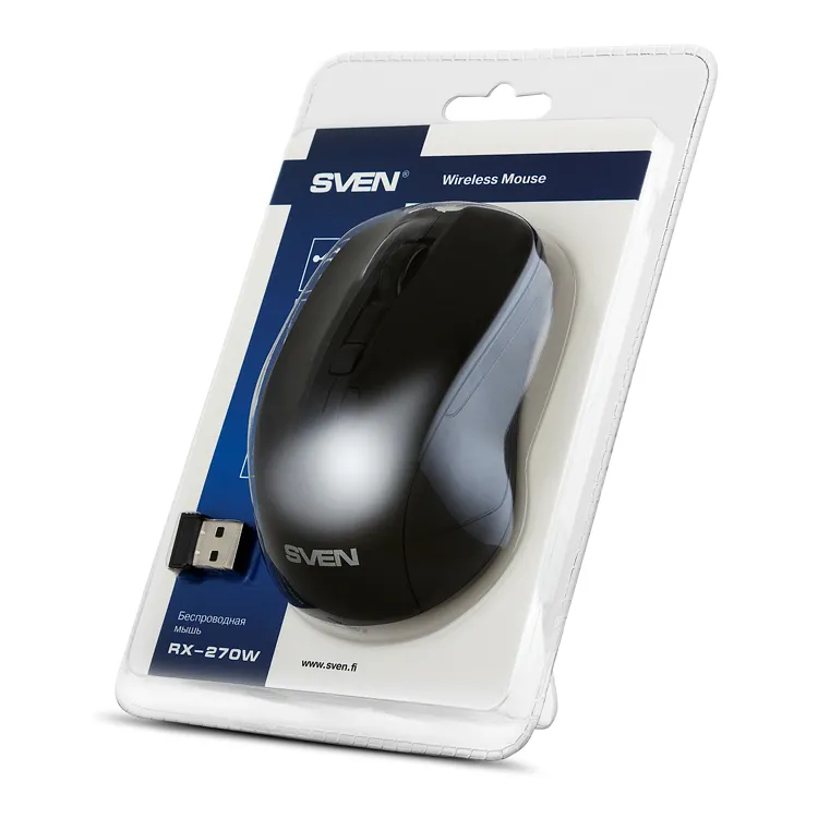 Mouse Wireless SVEN RX-270W, Negru