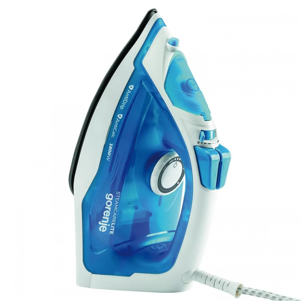 Fier de călcat Gorenje Steam care lite SIH1800BLT, 1800W, Albastru