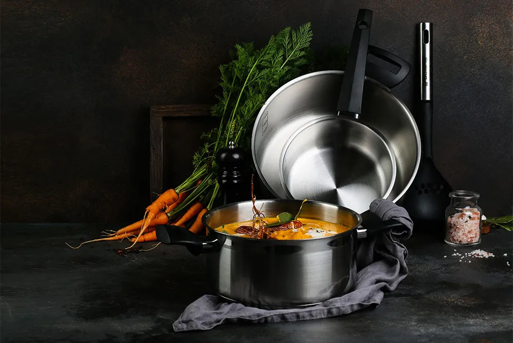 Cratița Polaris Verde-16SP, 1,5L, Argintiu