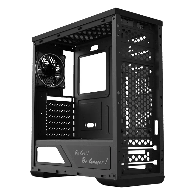 Carcasă PC Gamemax Shine, Midi-Tower, ATX, Negru