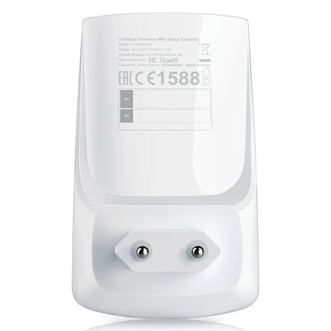 Amplificator de semnal Wi‑Fi TP-LINK TL-WA854RE, 300 Mbps, Alb