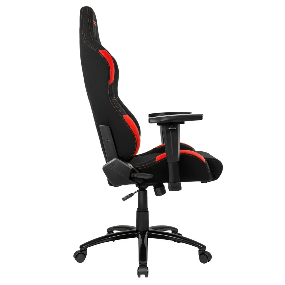 Scaun Gaming AKRacing CORE EX Wide SE, Textil, Negru/Rosu