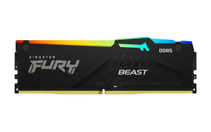 Оперативная память Kingston FURY Beast RGB, DDR5 SDRAM, 5200 МГц, 32 Гб, KF552C40BBA-32