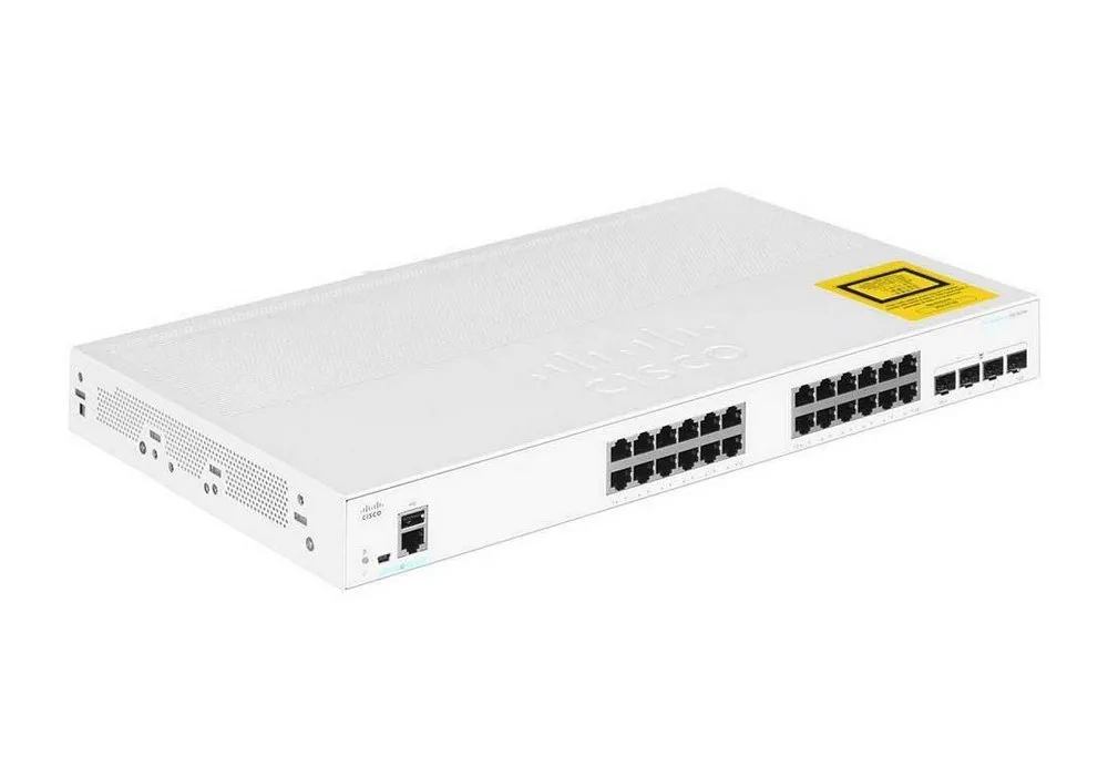 Сетевой коммутатор Cisco CBS350-24T-4G, 24x 10/100/1000 Мбит/с, 4x SFP