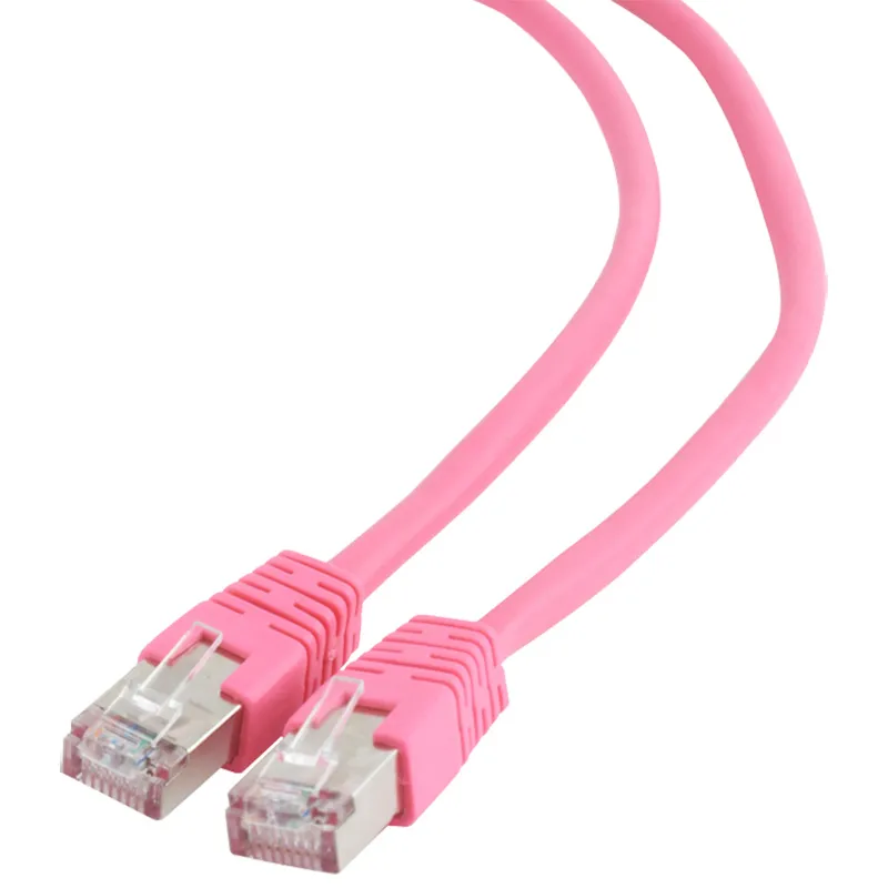 Patch cord Cablexpert PP6-1M/RO, Cat6 FTP , 1m, Roz