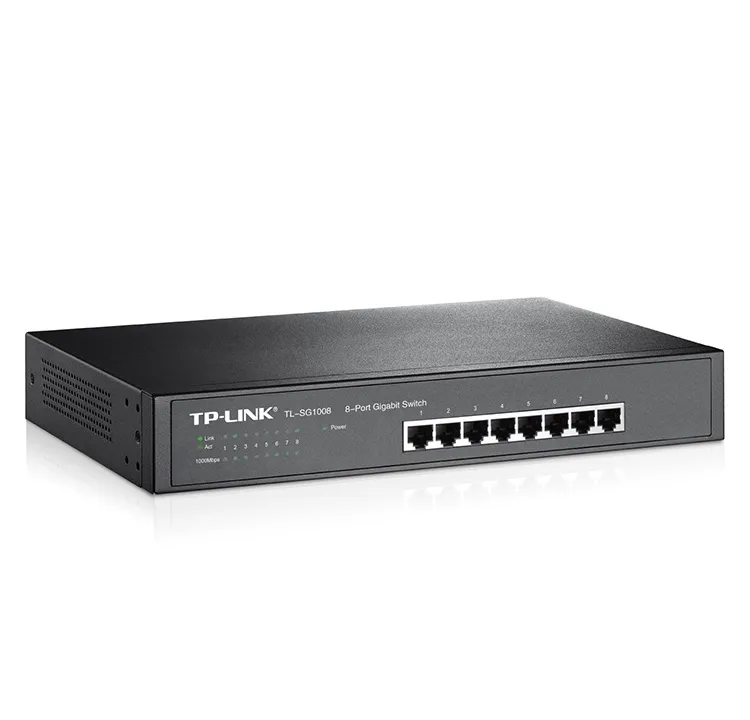 Сетевой коммутатор TP-LINK TL-SG1008, 8x 10/100/1000 Мбит/с