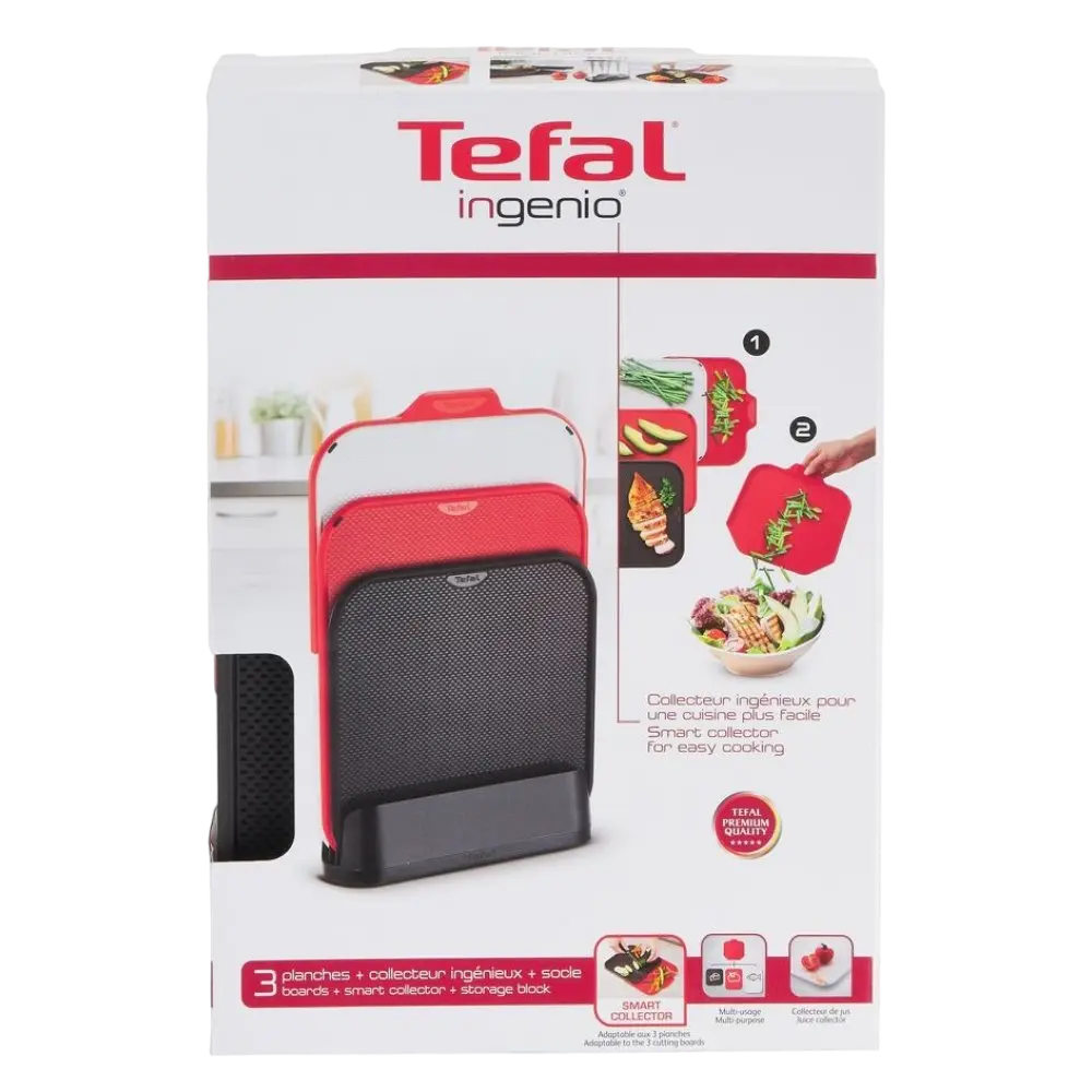 Набор разделочных досок Tefal K235S504, Разноцветный