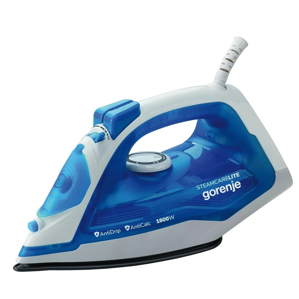 Fier de călcat Gorenje Steam care lite SIH1800BLT, 1800W, Albastru