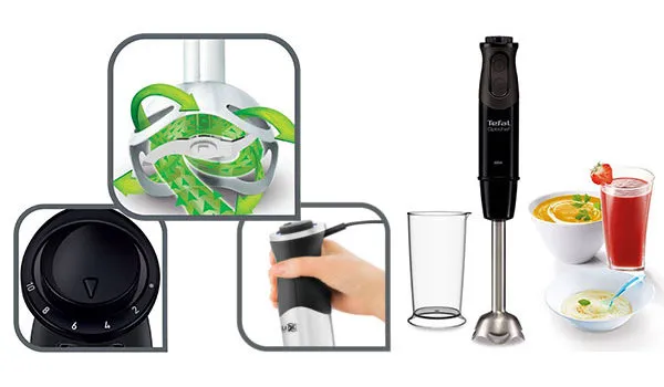 Погружной блендер Tefal Optitouch, Белый