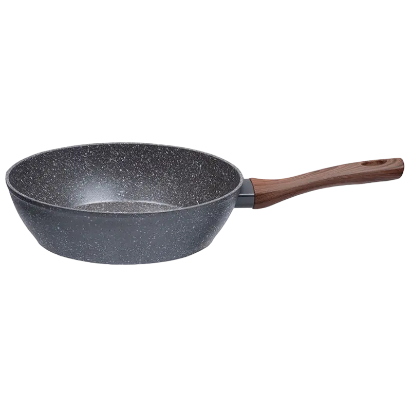 Сковорода глубокая RESTO 93053, 26см, Серый