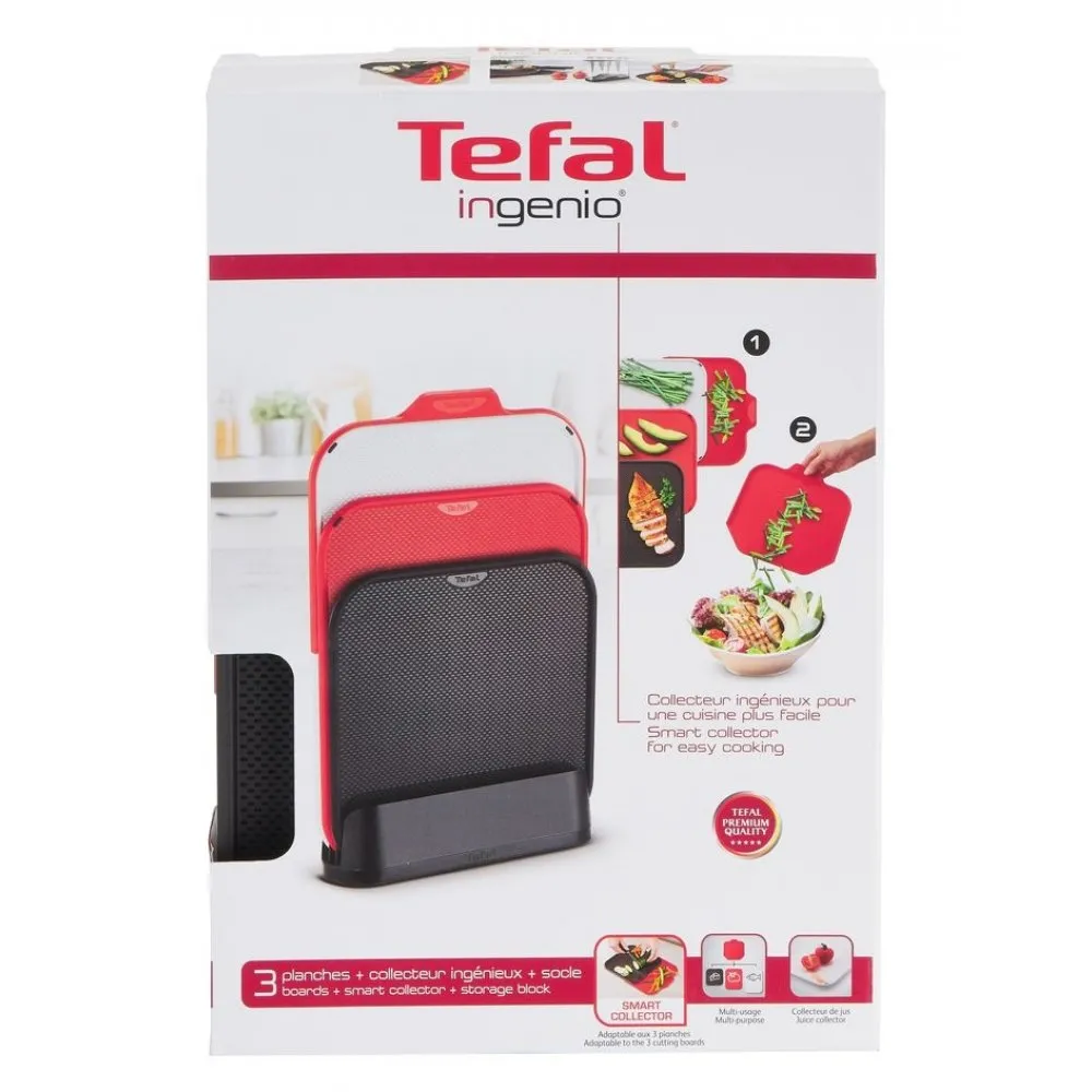 Набор разделочных досок Tefal K235S504, Разноцветный