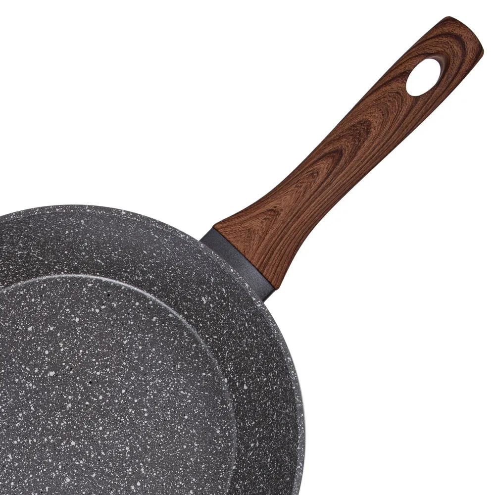 Сковорода глубокая RESTO 93053, 26см, Серый