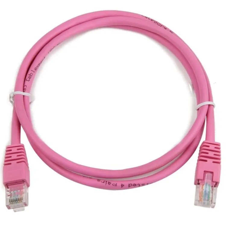 Patch cord Cablexpert PP6-1M/RO, Cat6 FTP , 1m, Roz