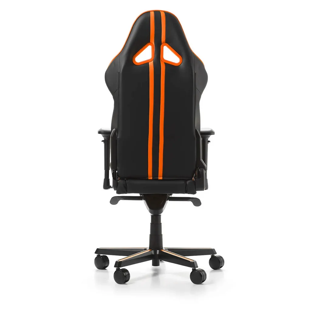 Scaun Gaming DXRacer Racing Pro, PU Piele, Negru/Portocaliu