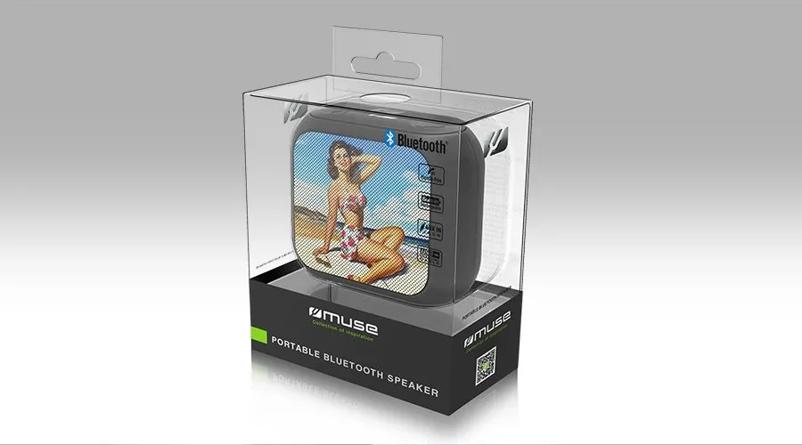 Портативная колонка MUSE M-312 PIN UP, Разноцветный