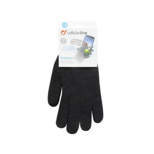 Mănuși senzoriale Cellularline TOUCHGLOVE170MK, Medium, Negru