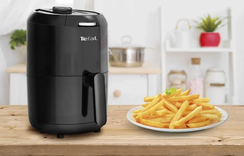 Friteuza Tefal EasyFry Compact, Negru