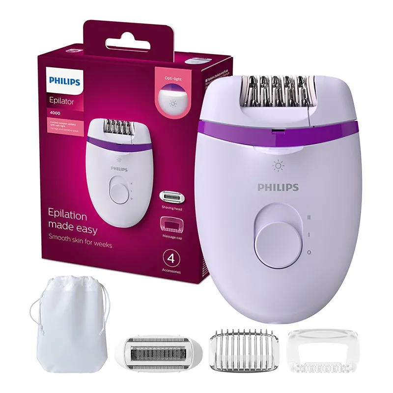 Epilator Philips BRE275/00, Alb | Violet