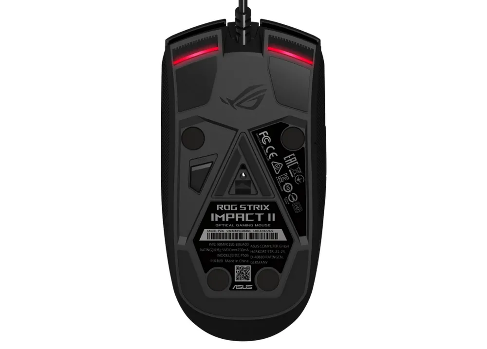 Игровая мышь ASUS ROG Strix Impact II, Чёрный