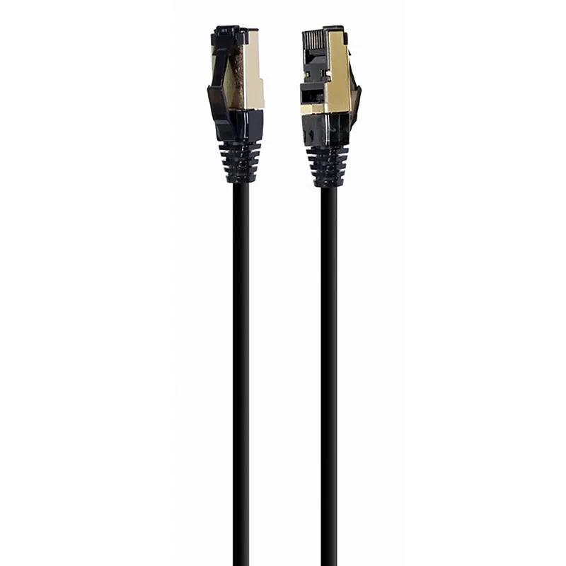 Patch cord Cablexpert PP8-LSZHCU-BK-0.5M, Cat8 S/FTP, 0,5m, Negru