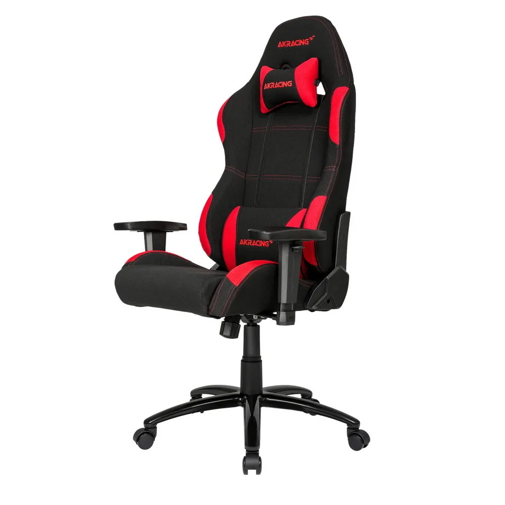 Scaun Gaming AKRacing CORE EX Wide SE, Textil, Negru/Rosu