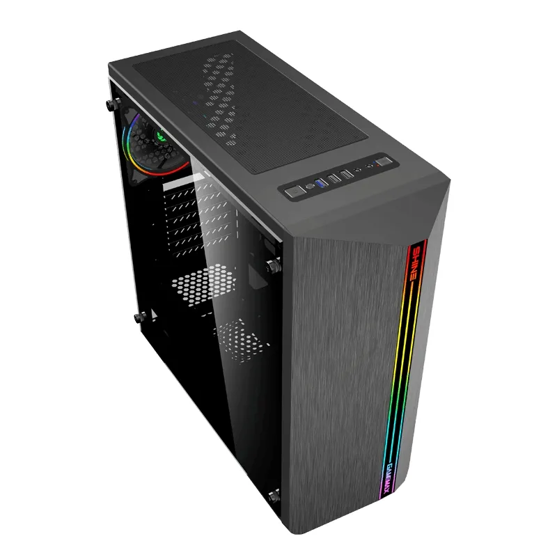 Carcasă PC Gamemax Shine, Midi-Tower, ATX, Negru