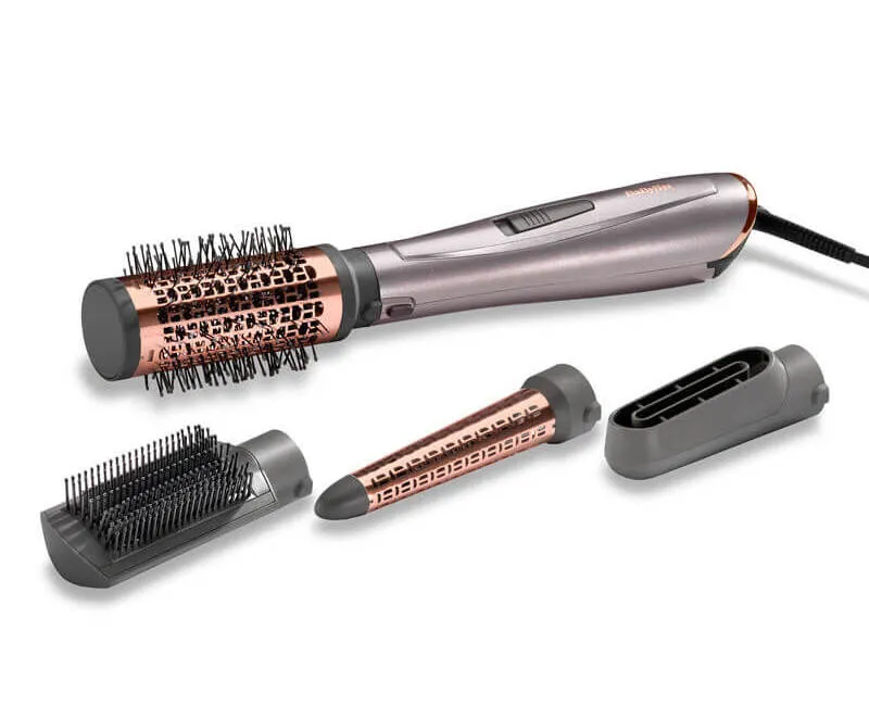 Фен-щётка BaByliss Air Style AS136E, 1000Вт, Серый