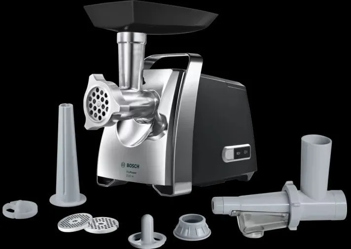 Мясорубка Bosch ProPower MFW67450, Нержавеющая сталь Чёрный