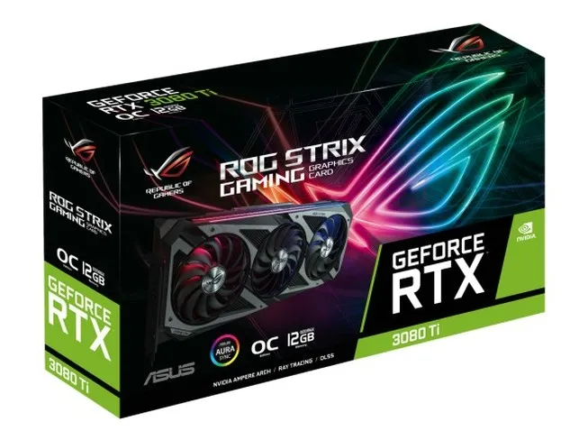 Placă Video ASUS ROG-STRIX-RTX3080TI-O12G-GAMING, 12GB GDDR6X 384bit