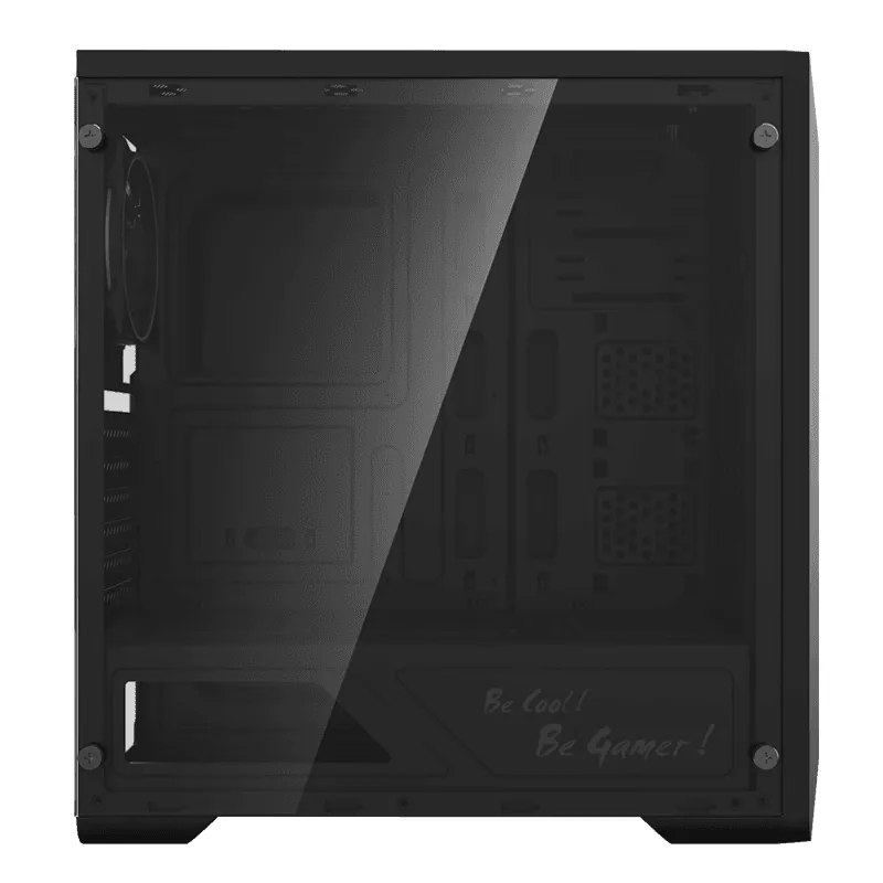 Carcasă PC Gamemax Shine, Midi-Tower, ATX, Negru