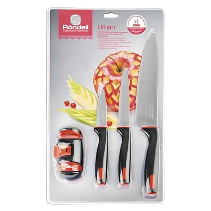 Набор ножей Rondell RD-1011, Чёрный