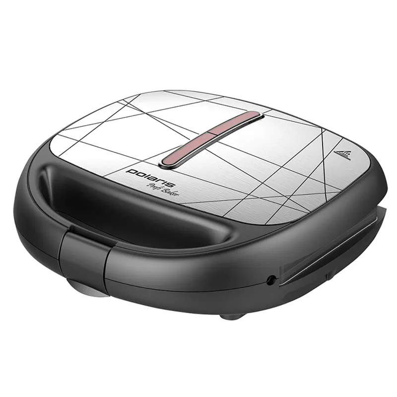 Aparat pentru sandwich multifunctional Polaris PST 0805, Alb Negru