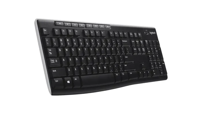 Клавиатура Logitech K270, Беспроводное, Чёрный