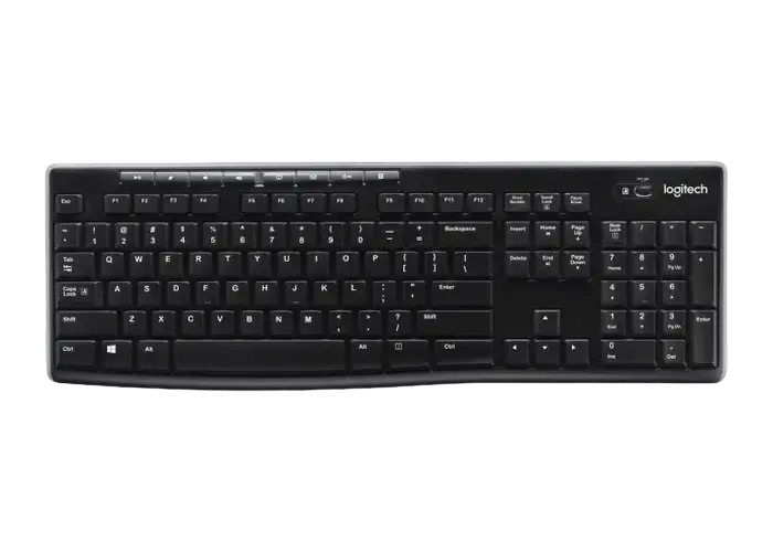 Клавиатура Logitech K270, Беспроводное, Чёрный