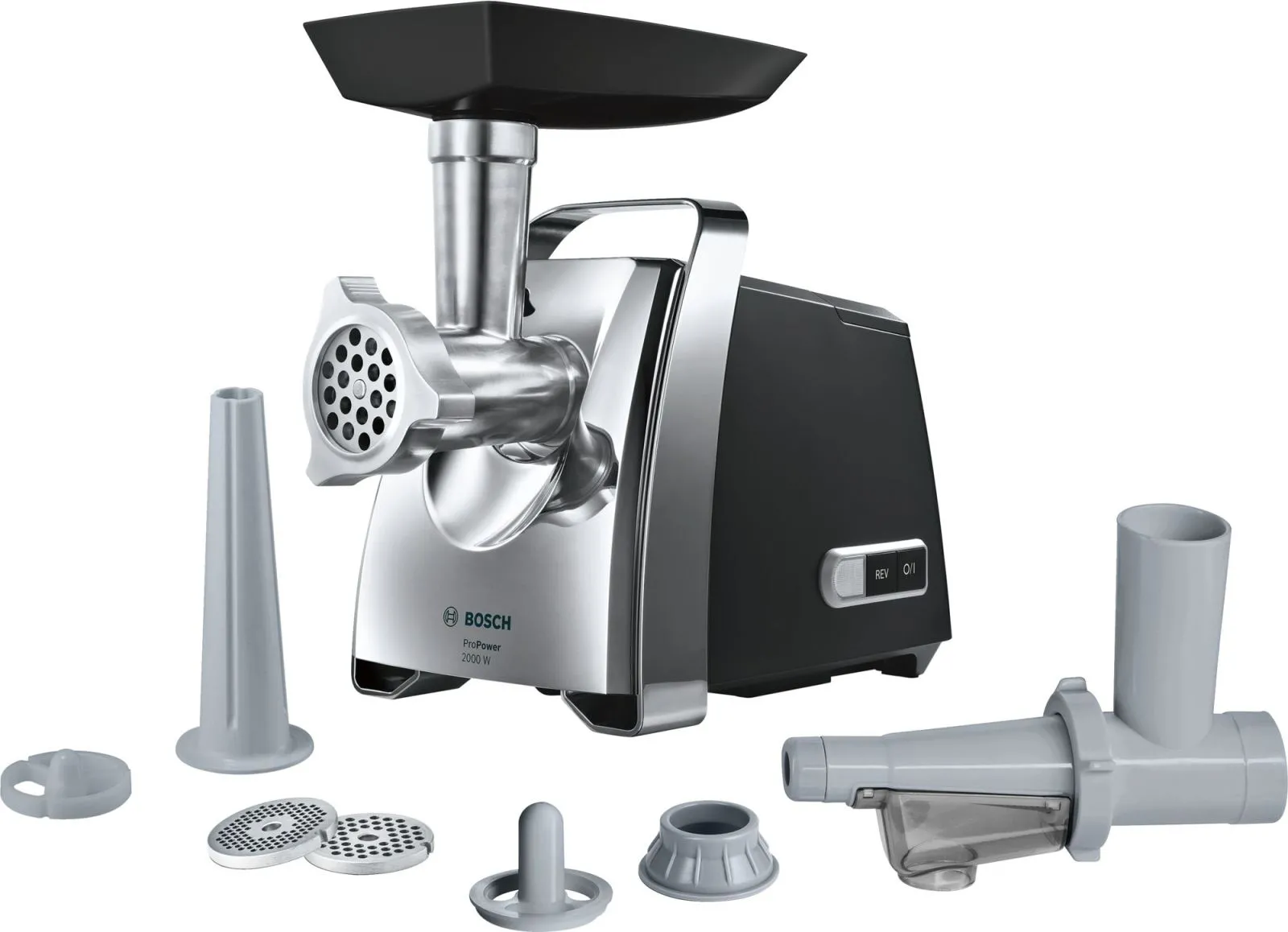 Мясорубка Bosch ProPower MFW67450, Нержавеющая сталь Чёрный