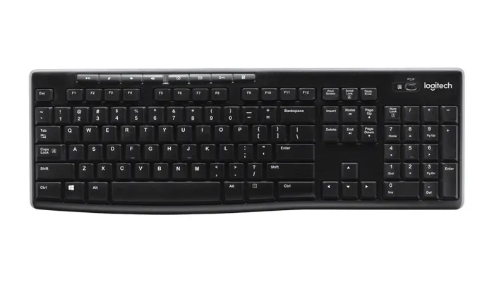 Клавиатура Logitech K270, Беспроводное, Чёрный