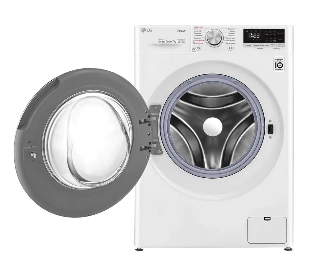 Mașină de spălat LG F2V5HS0W, 7kg, Alb