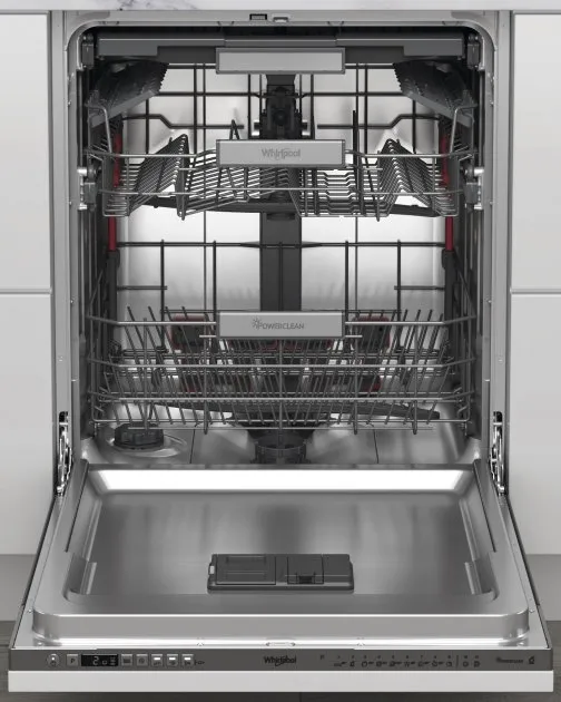 Mașină de spălat vase Whirlpool WIO 3T133 PLE, Oțel inoxidabil