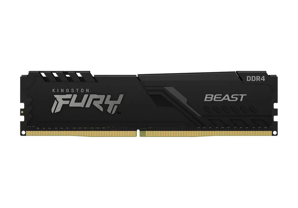 Оперативная память Kingston FURY Beast, DDR4 SDRAM, 2666 МГц, 16Гб, KF426C16BBK2/16
