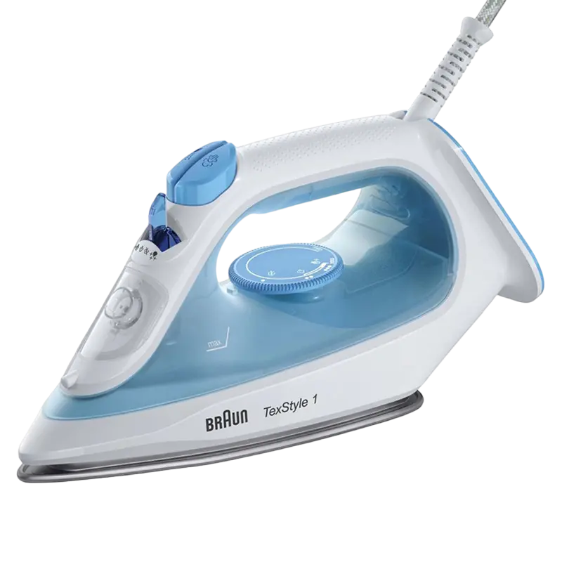 Fier de călcat Braun SI1050BL	, 2000W, Albastru | Alb