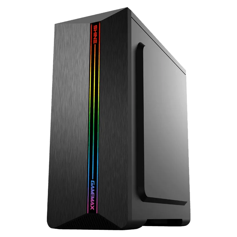 Carcasă PC Gamemax Shine, Midi-Tower, ATX, Negru