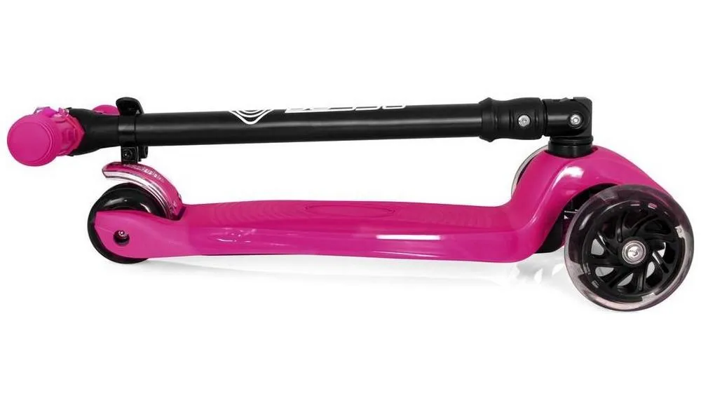 Trotinetă cu 3 roți pentru copii YKS Foldable scooter, Roz