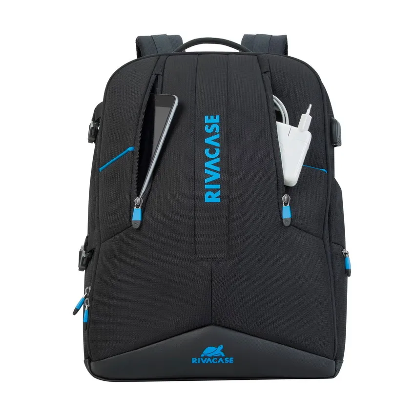 Rucsac pentru Laptop RivaCase Borneo, 17.3", Poliester, Negru