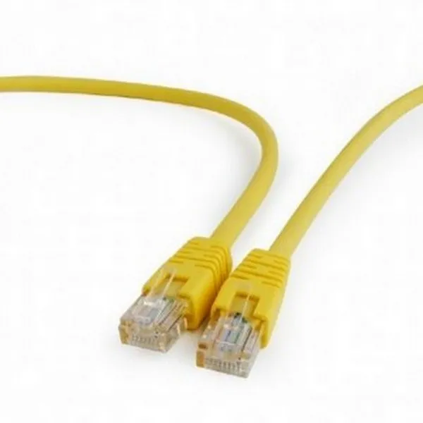 Patch cord Cablexpert PP12-5M/Y, CAT5e UTP, 5m, Galben