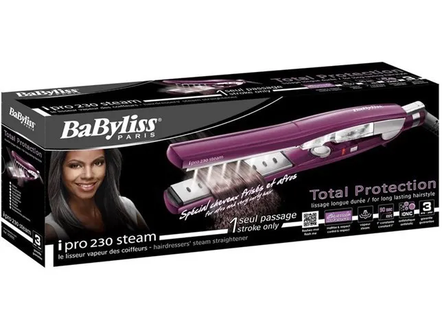 Выпрямитель для волос BaByliss iPro 230 steam ST292E, Фиолетовый
