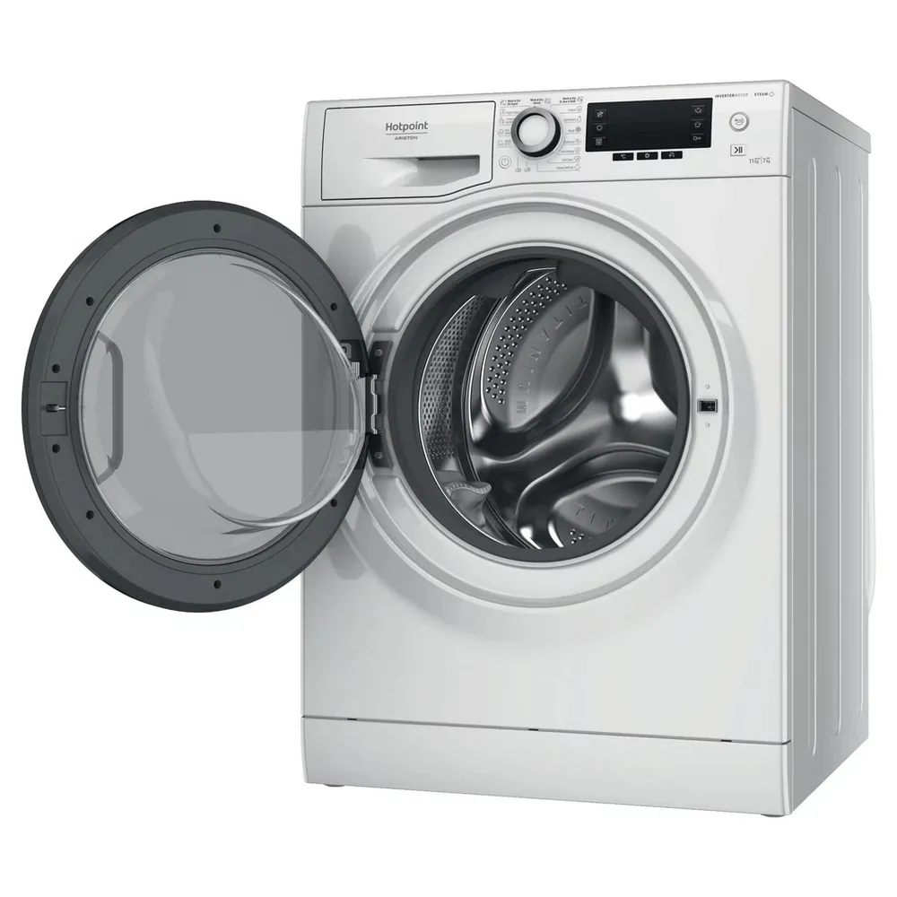 Mașină de spălat cu uscător Hotpoint-Ariston NDD 11725 DA EE, 11kg, Alb