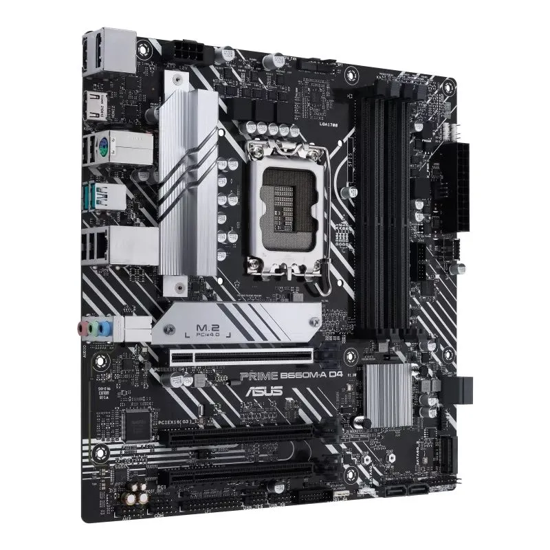 Материнская плата ASUS PRIME B660M-A D4, LGA1700, Intel B660, Micro-ATX