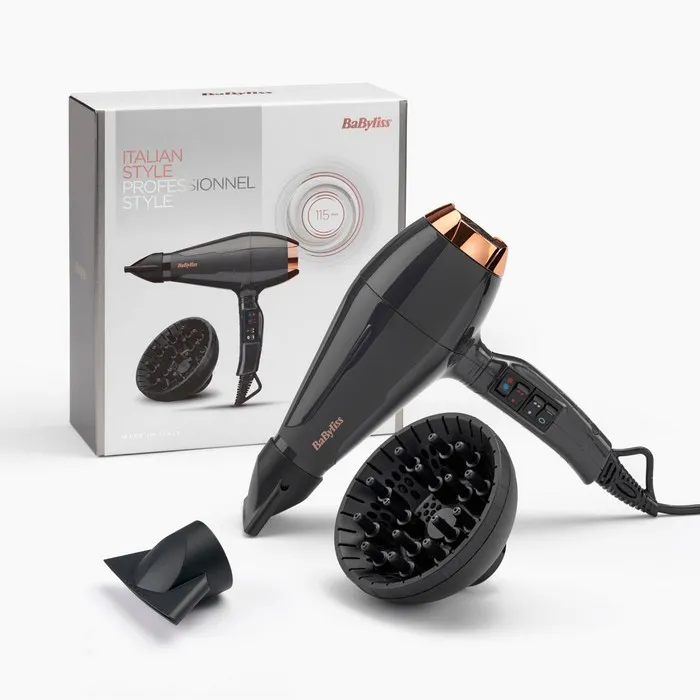 Фен BaByliss 6719DE, 2200 Вт, Чёрный